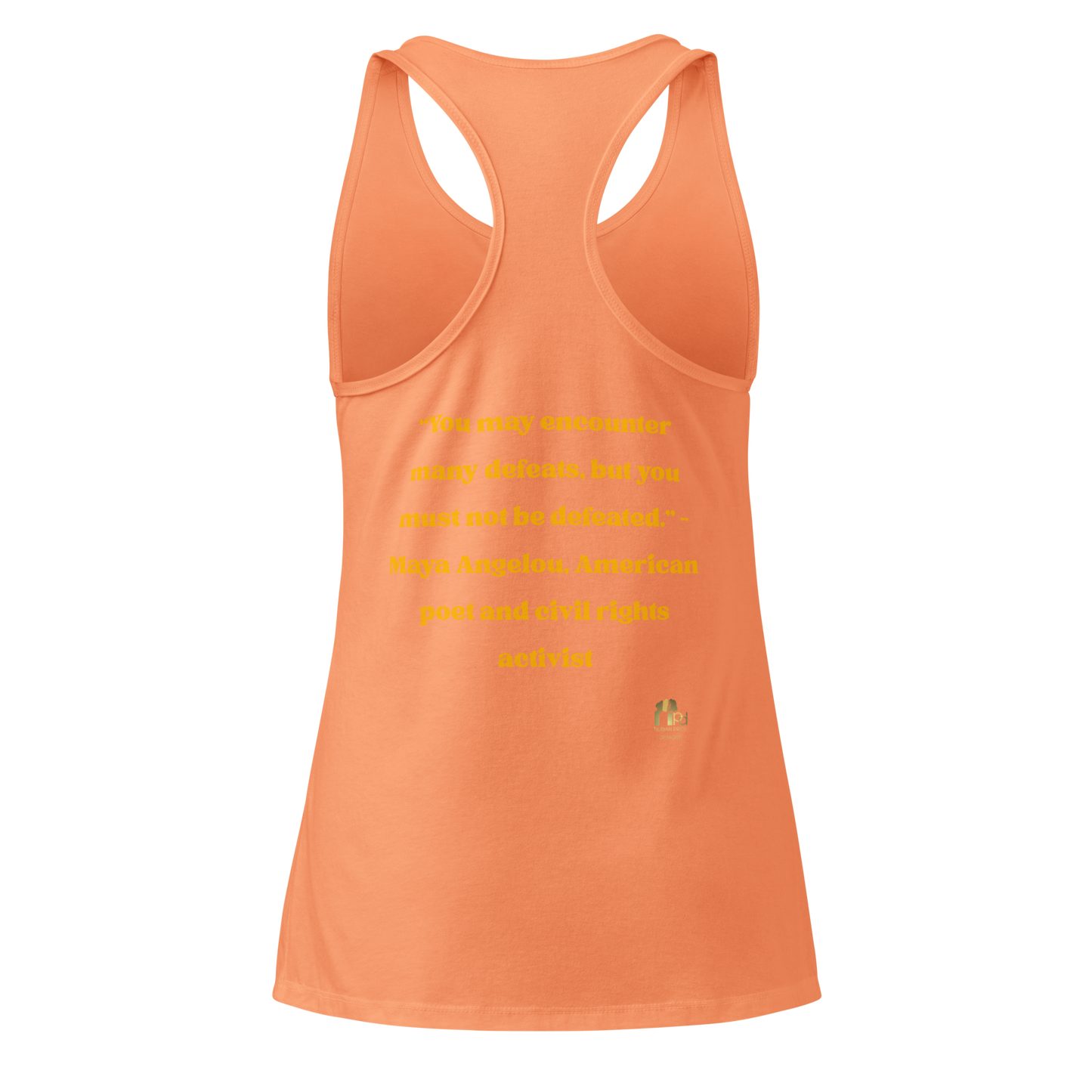 Maya Empowerment Fitted Racerback Top for Women