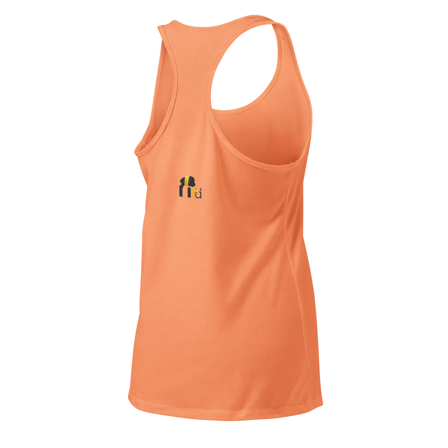 Golden Aura Women's Fitted Racerback Tank Top