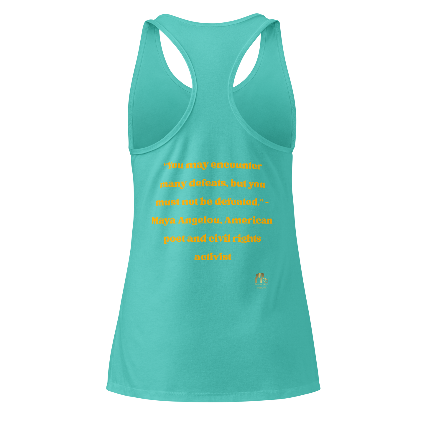 Maya Empowerment Fitted Racerback Top for Women