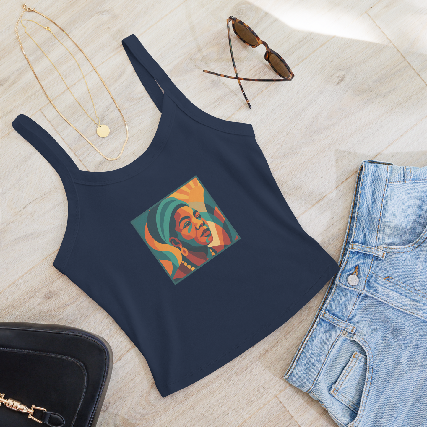 Maya Empowerment Micro-Rib Tank Top for Women