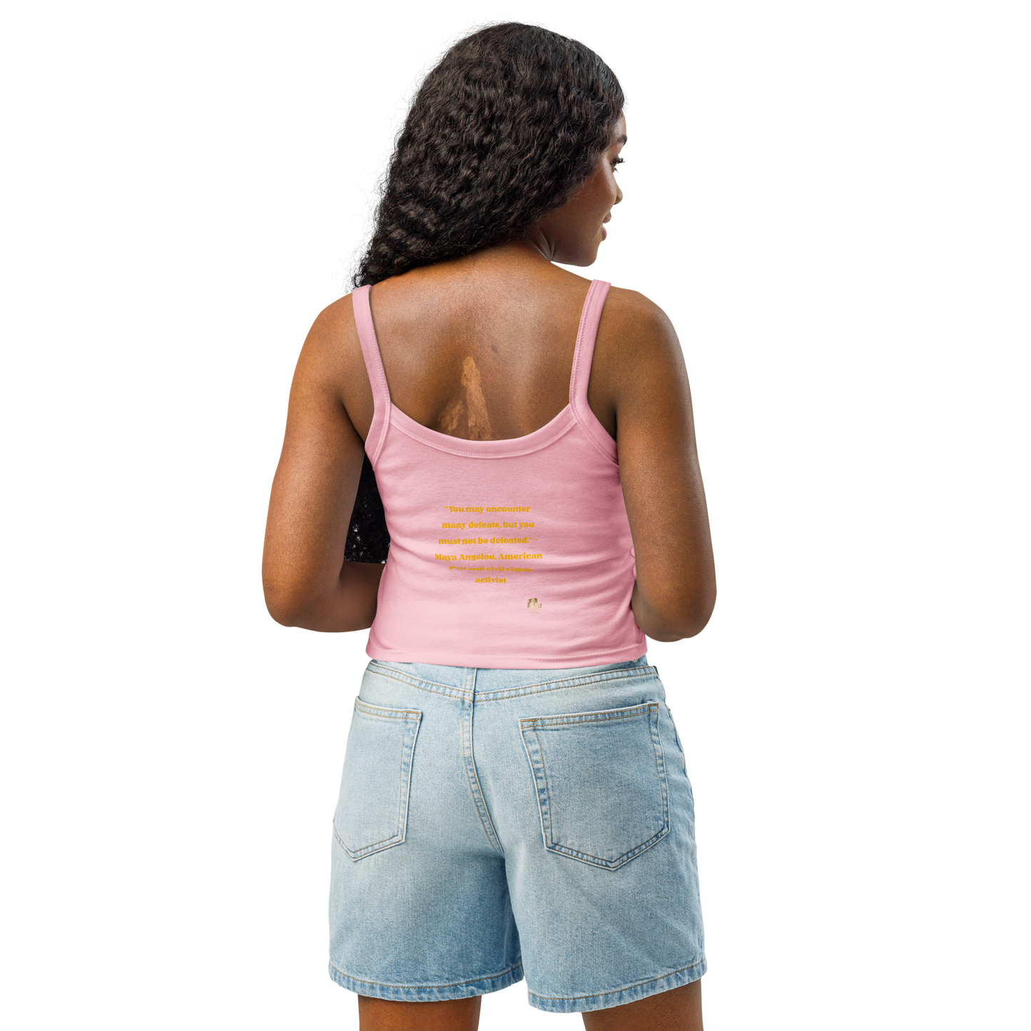 Maya Empowerment Micro-Rib Tank Top for Women