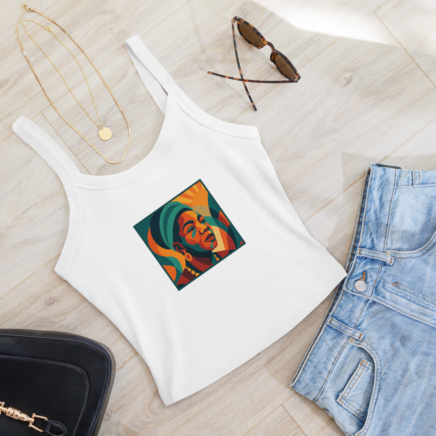 Maya Empowerment Micro-Rib Tank Top for Women