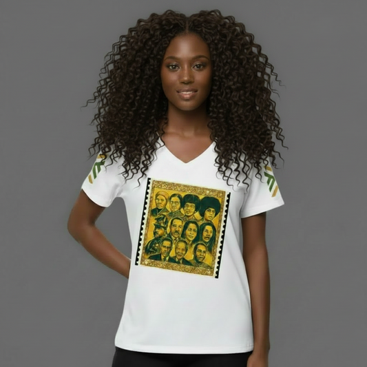 Revolutionary Icons Women's Relaxed V-Neck Tee
