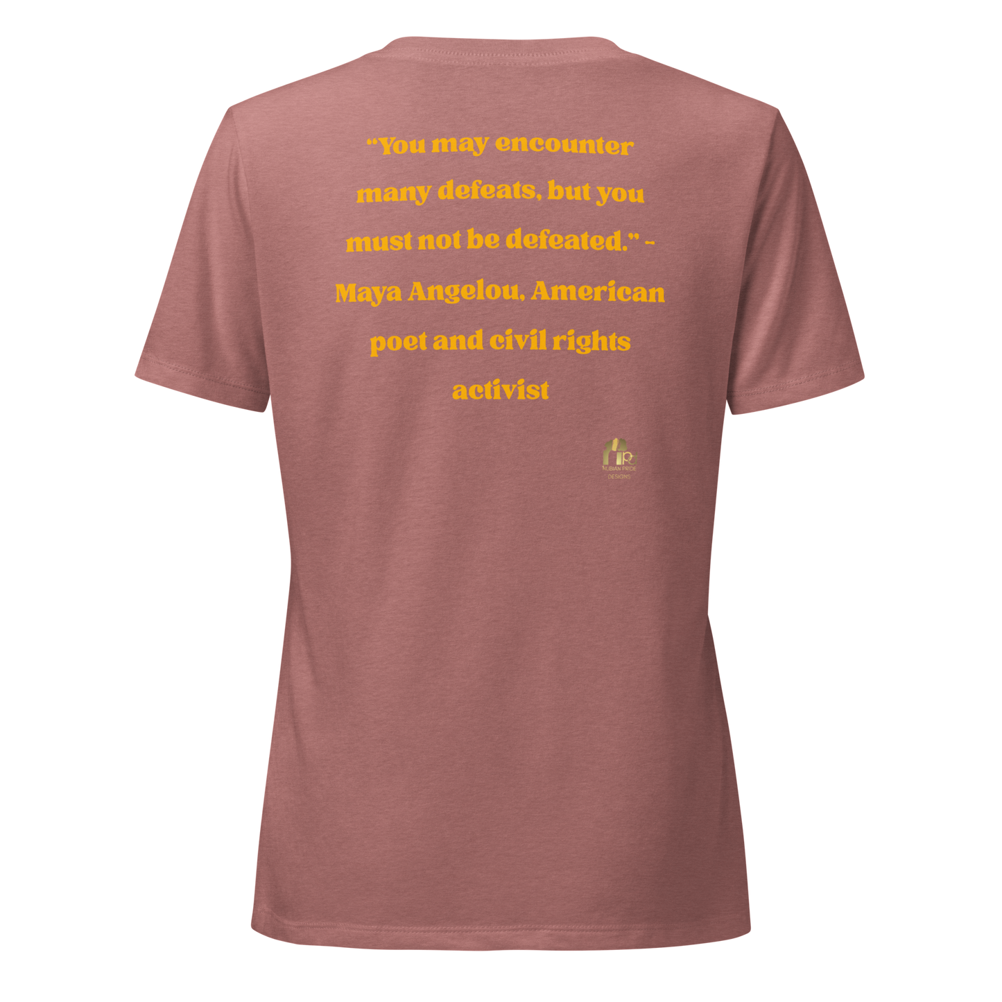Maya Empowerment Relaxed V-neck Tee for Women