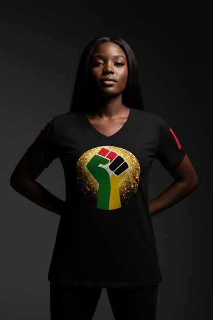 Pan Pride Women's Relaxed V-Neck Tee