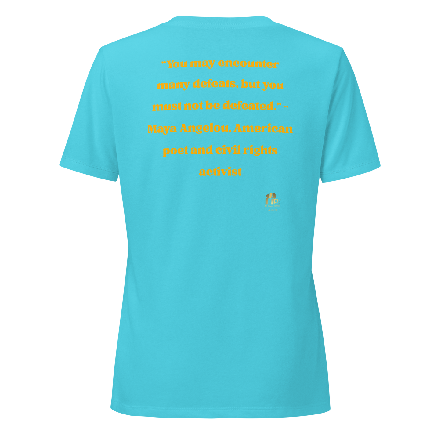 Maya Empowerment Relaxed V-neck Tee for Women