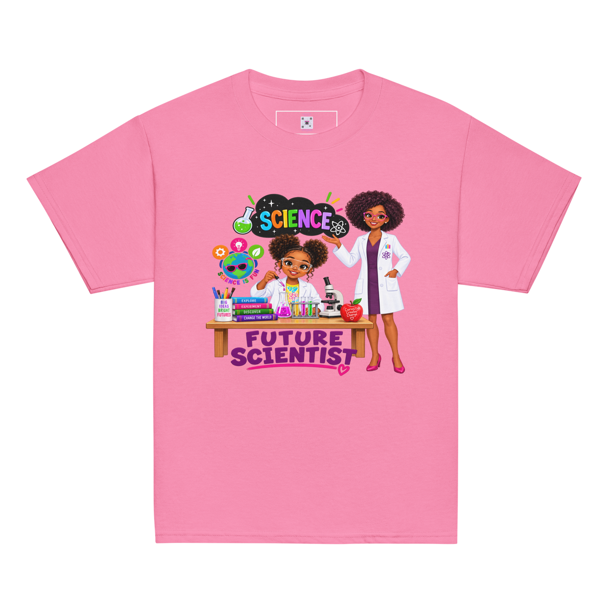 STEM Future Scientist Youth Short Sleeve Tee for Girls