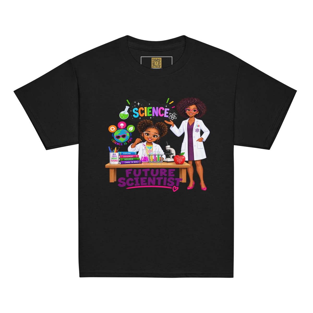 STEM Future Scientist Youth Short Sleeve Tee for Girls