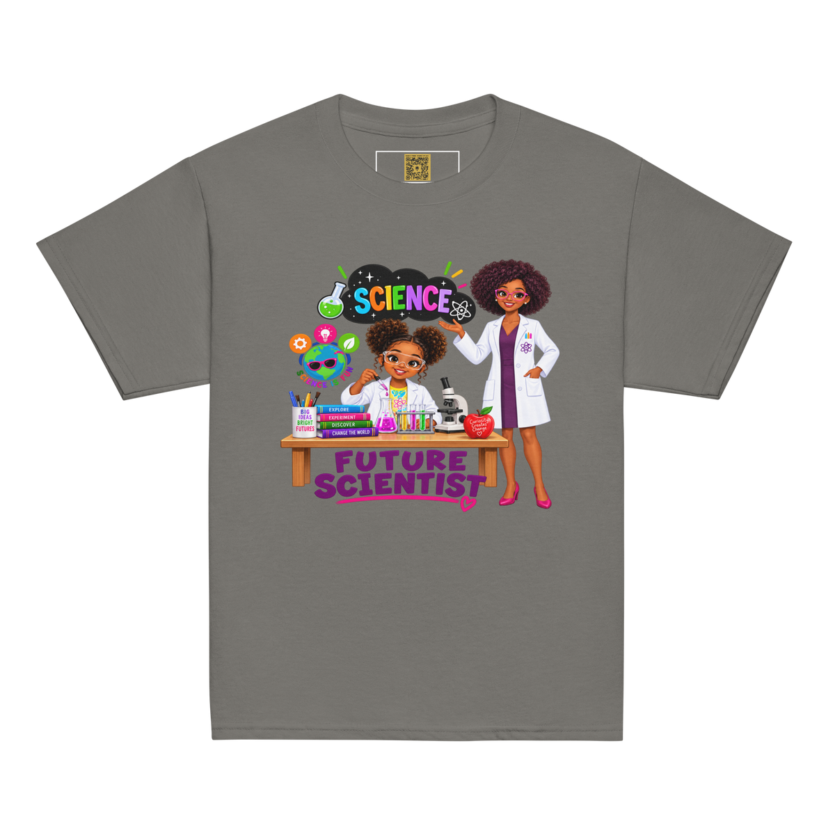 STEM Future Scientist Youth Short Sleeve Tee for Girls