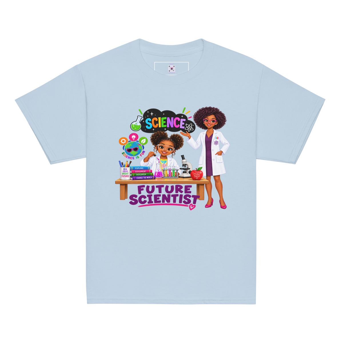 STEM Future Scientist Youth Short Sleeve Tee for Girls