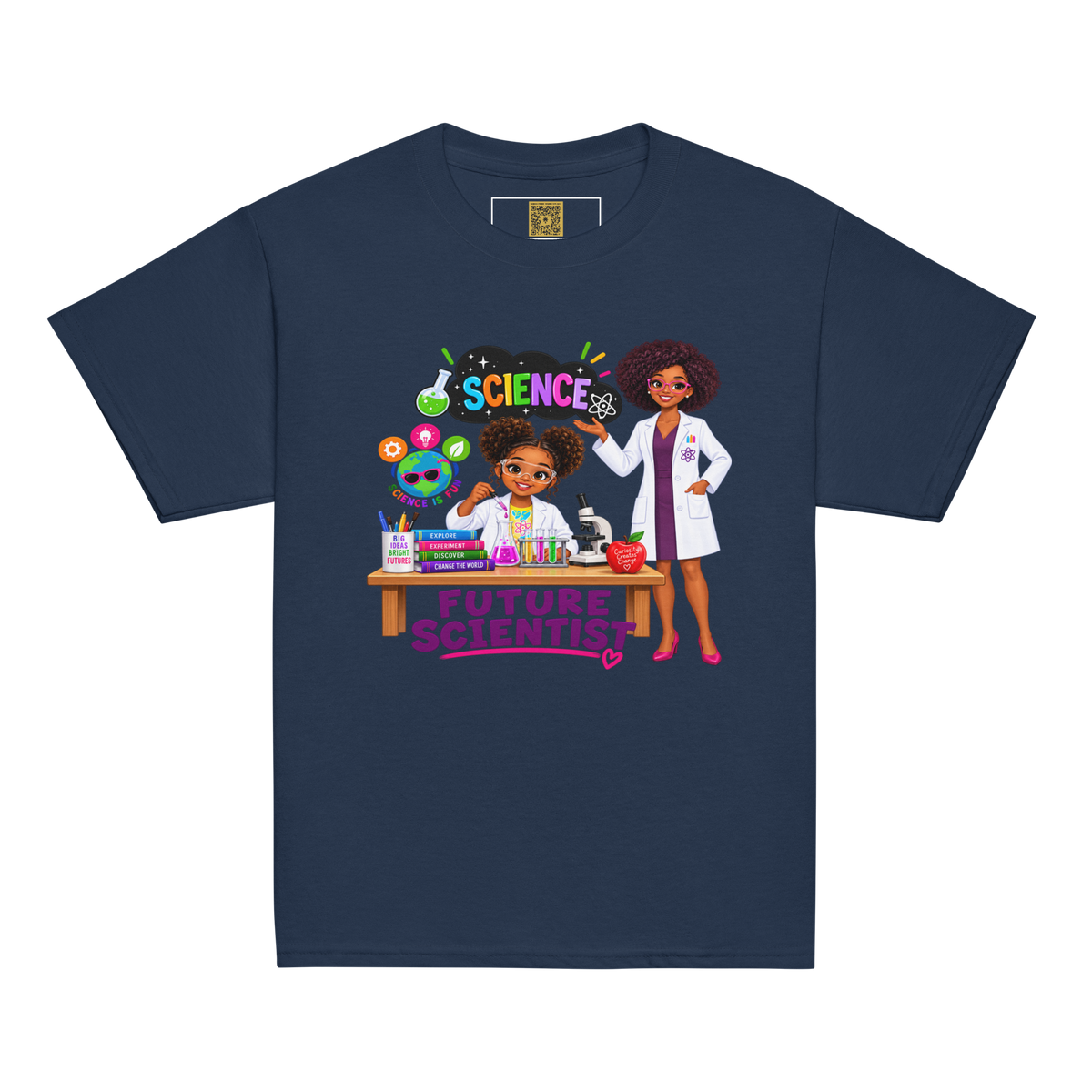 STEM Future Scientist Youth Short Sleeve Tee for Girls