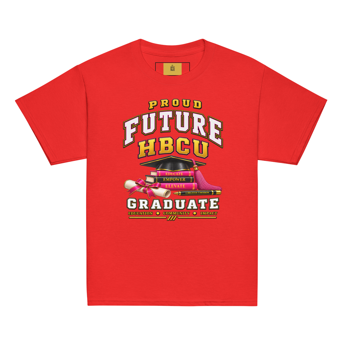 Future HBCU Graduate Youth HBCU  "Keep Rising" Tee for Girls