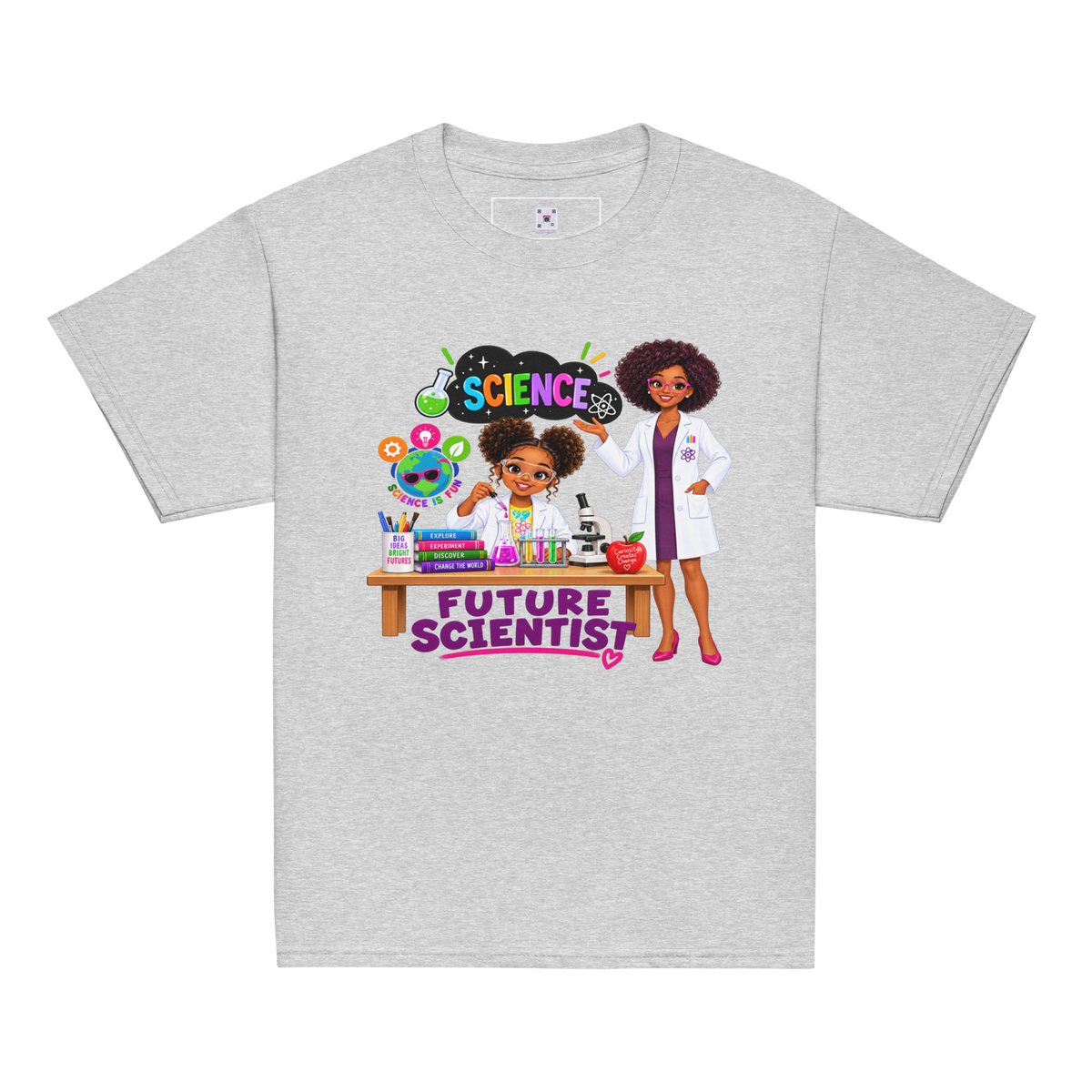 STEM Future Scientist Youth Short Sleeve Tee for Girls