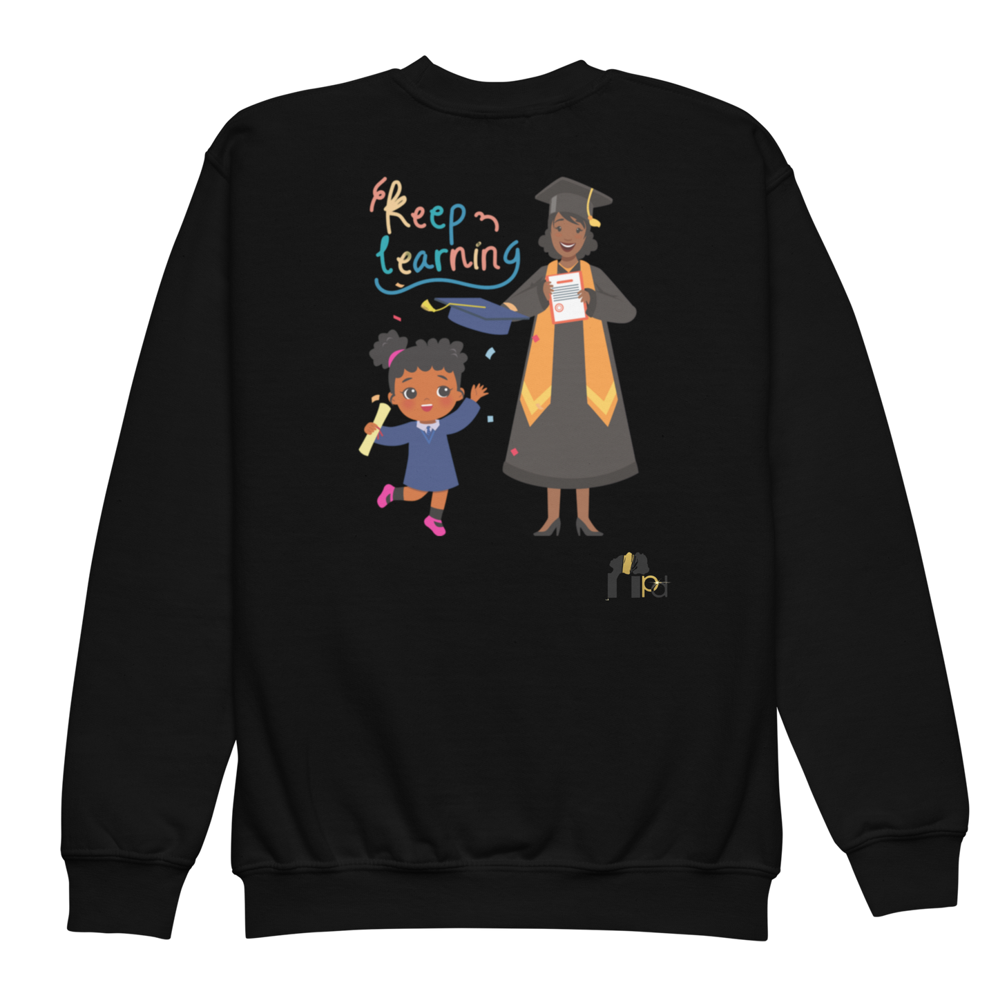 Keep Learning Proud Future HBCU Grad™ Youth Crewneck Sweatshirt for Girls