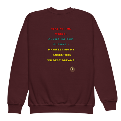 Future Scientist Youth Crewneck Sweater for Girls