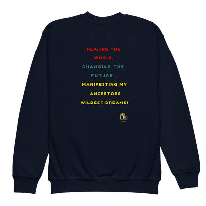 Future Scientist Youth Crewneck Sweater for Girls