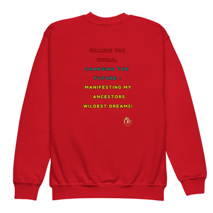 Future Scientist Youth Crewneck Sweater for Girls