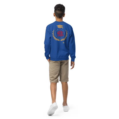 Education Is Key Crewneck Sweater for Boys