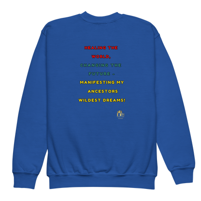 Future Scientist Youth Crewneck Sweater for Girls