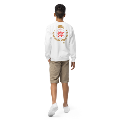 Education Is Key Crewneck Sweater for Boys
