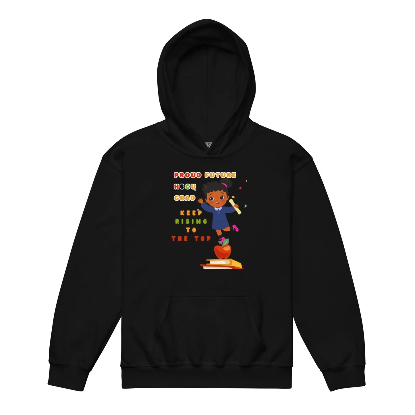 Future HBCU Graduate "Keep Rising" Youth  Hoodie for Girls