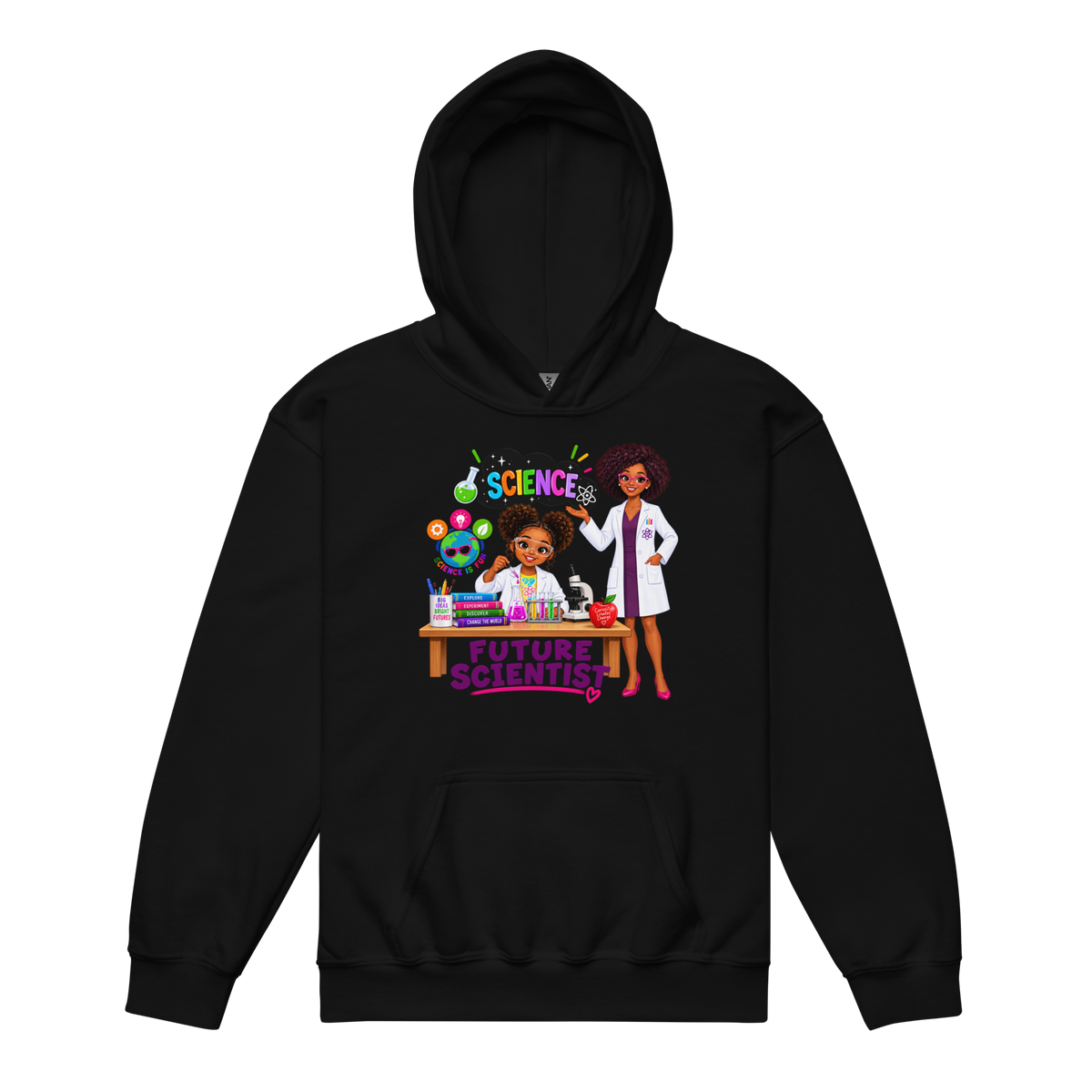 Future Scientist Youth  Hoodie for Girls