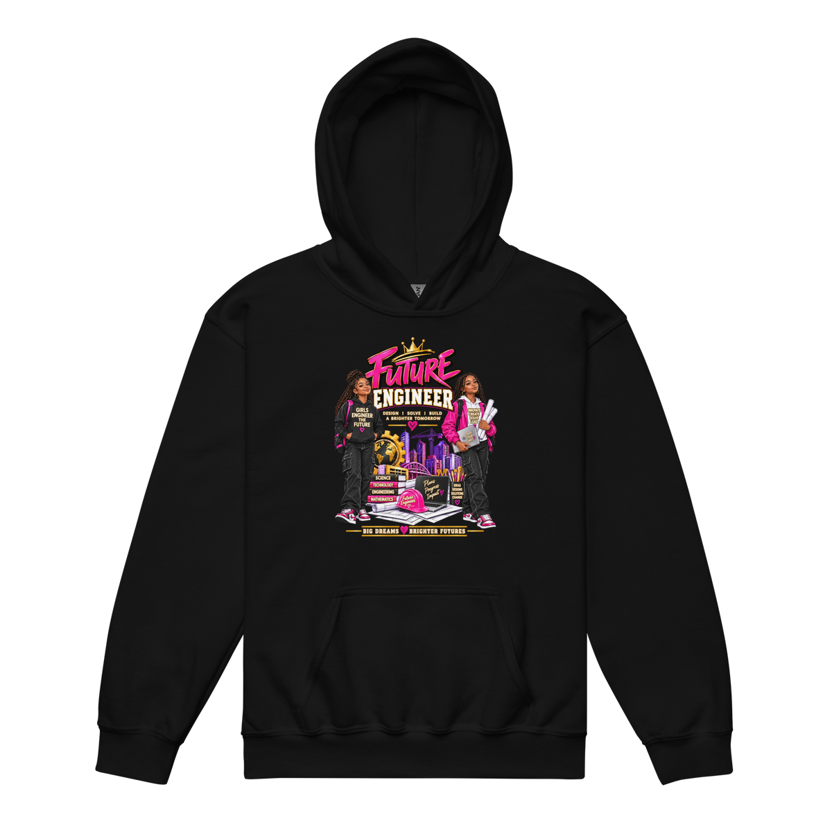 Future Engineer Youth Hoodie for Girls