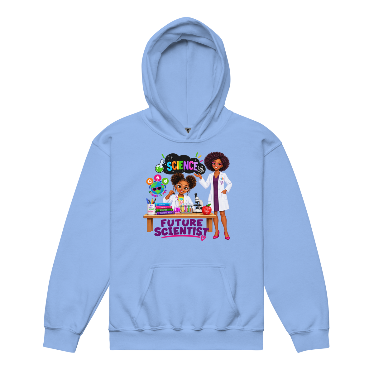 Future Scientist Youth  Hoodie for Girls