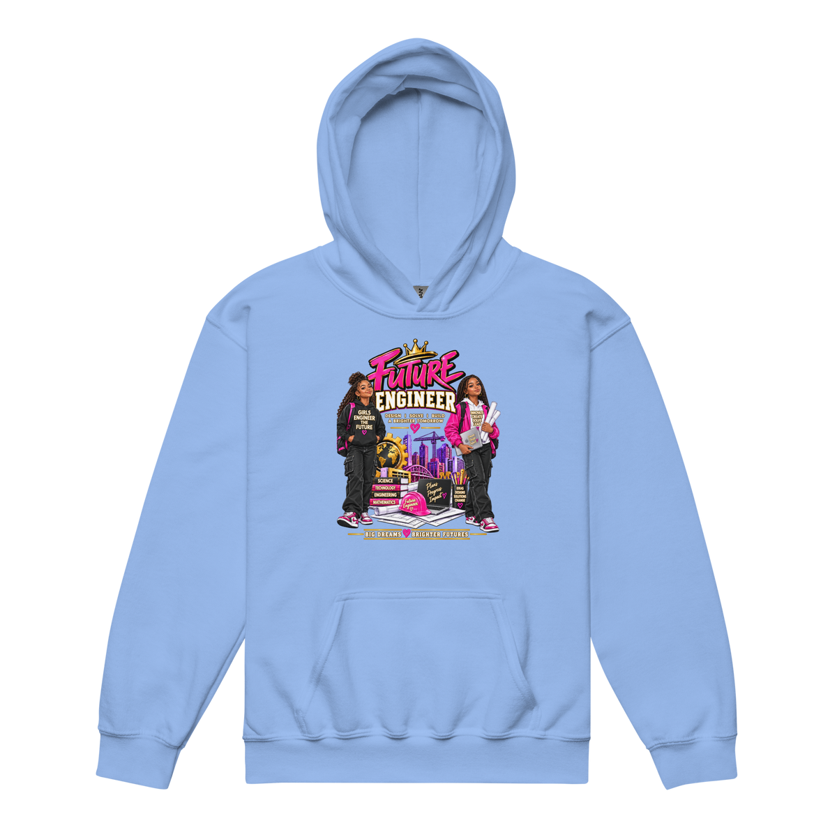 Future Engineer Youth Hoodie for Girls