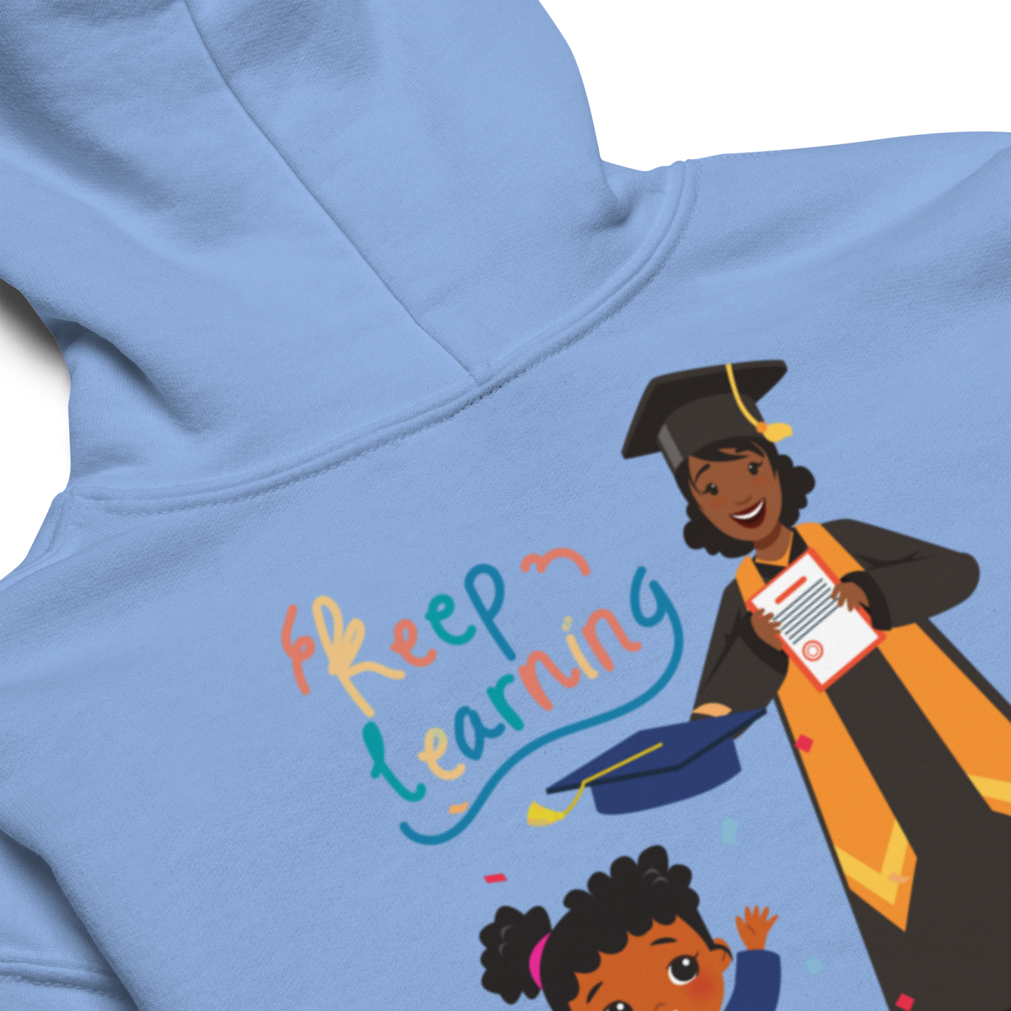 Future HBCU Graduate "Keep Rising" Youth  Hoodie for Girls