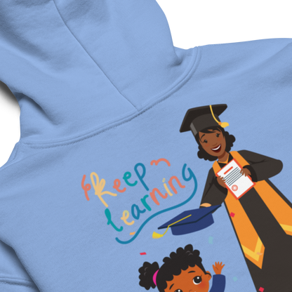 Future HBCU Graduate "Keep Rising" Youth  Hoodie for Girls