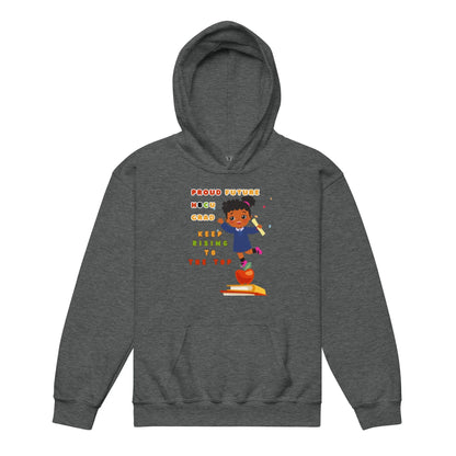 Future HBCU Graduate "Keep Rising" Youth  Hoodie for Girls