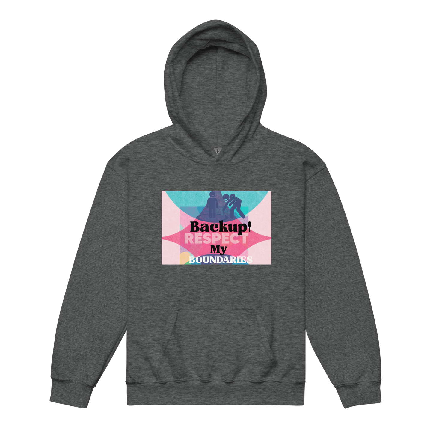 Respect My Boundaries – Heavy Blend Youth Unisex Hoodie