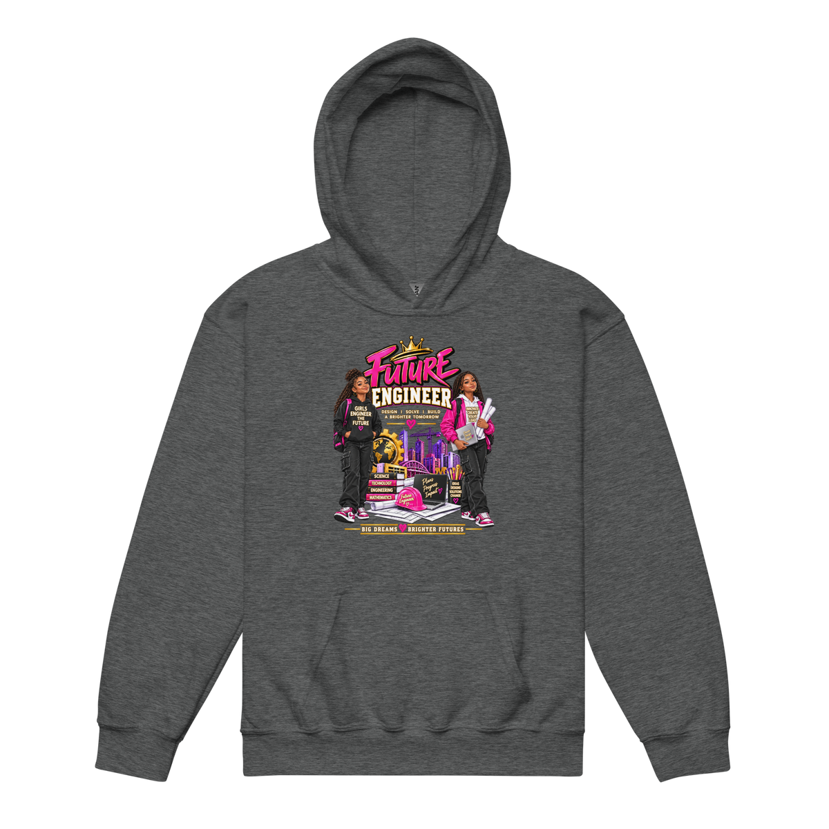 Future Engineer Youth Hoodie for Girls