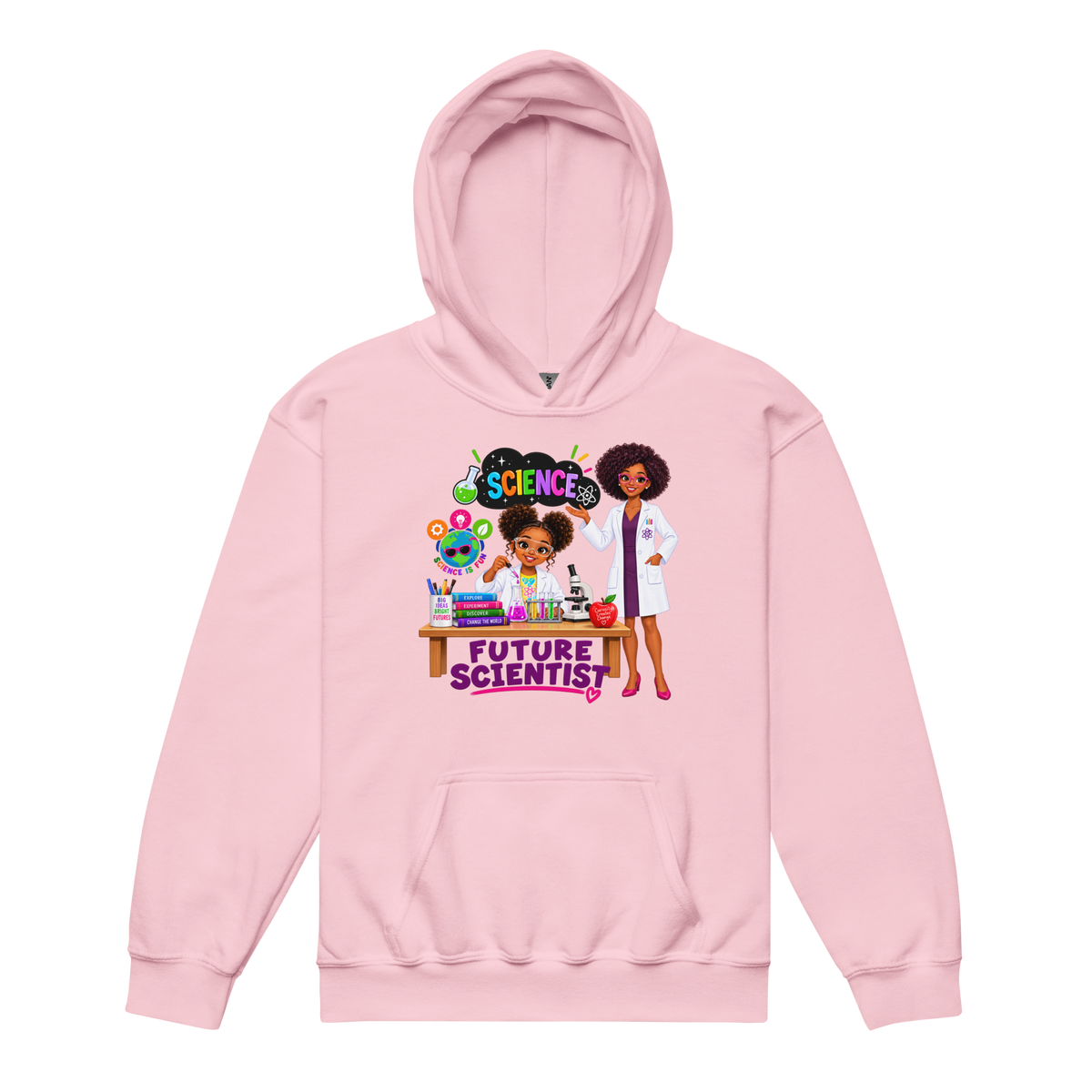 Future Scientist Youth  Hoodie for Girls