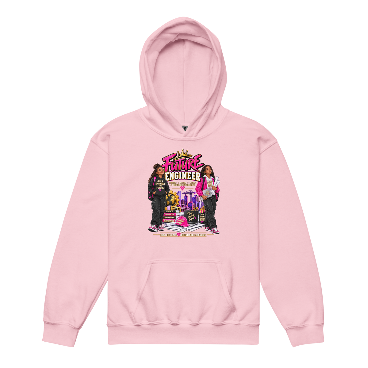 Future Engineer Youth Hoodie for Girls