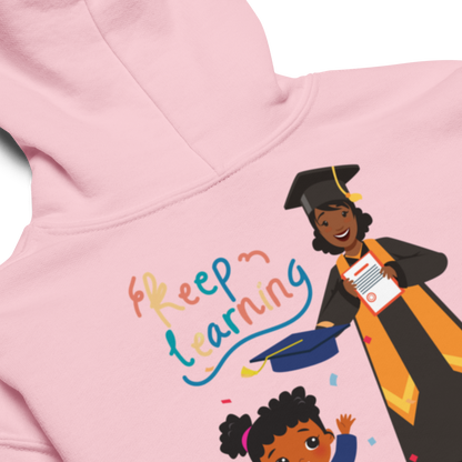 Future HBCU Graduate "Keep Rising" Youth  Hoodie for Girls