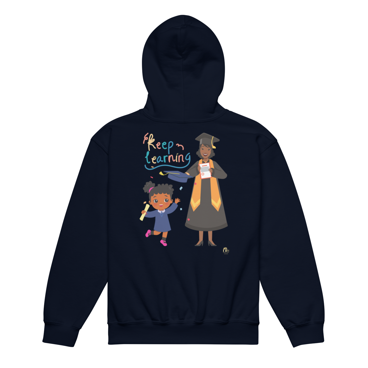 Future HBCU Graduate "Keep Rising" Youth  Hoodie for Girls