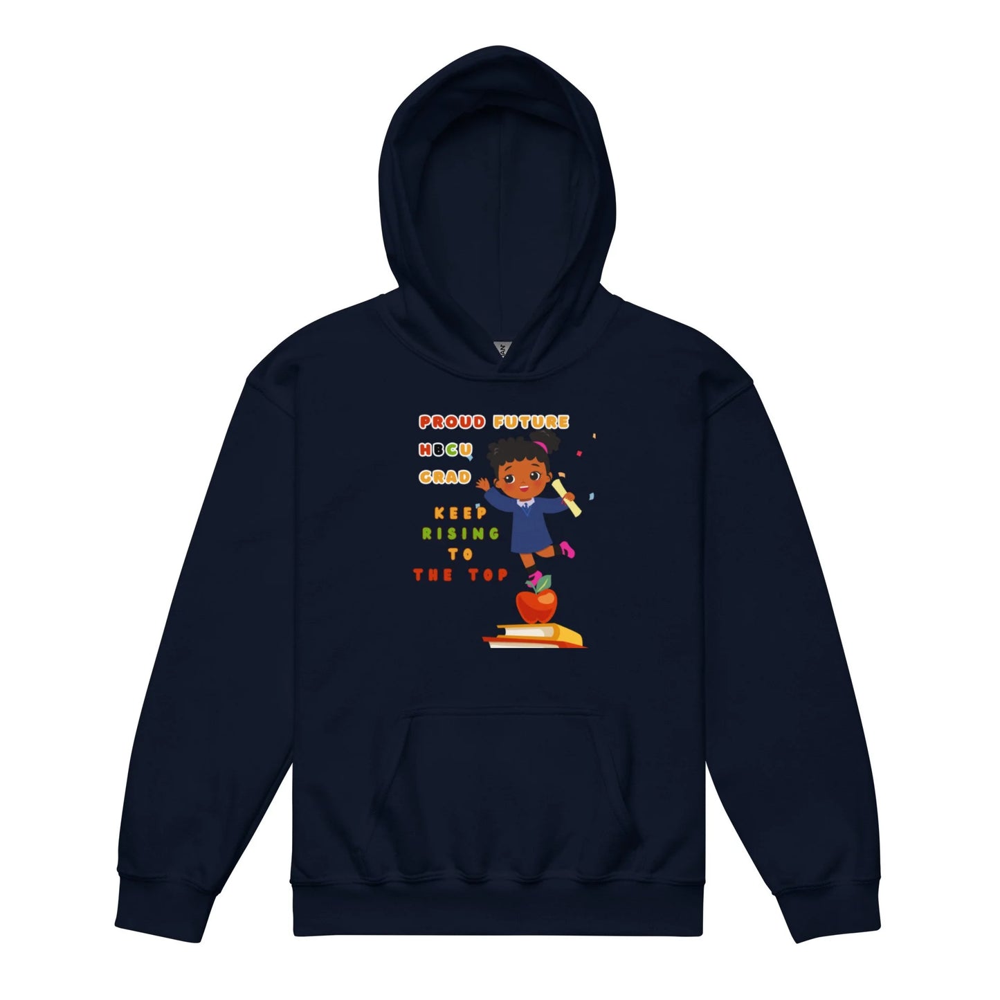 Future HBCU Graduate "Keep Rising" Youth  Hoodie for Girls