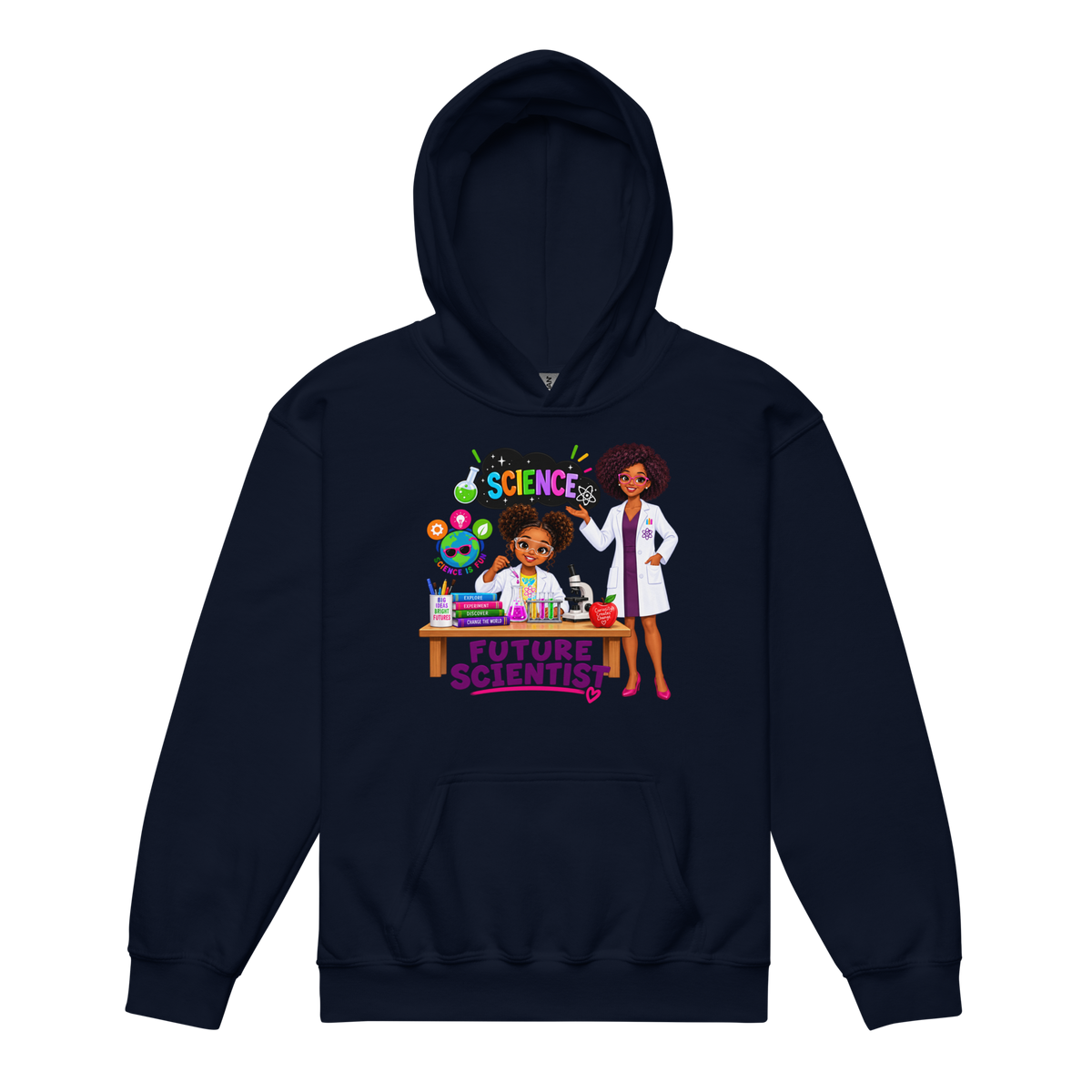 Future Scientist Youth  Hoodie for Girls