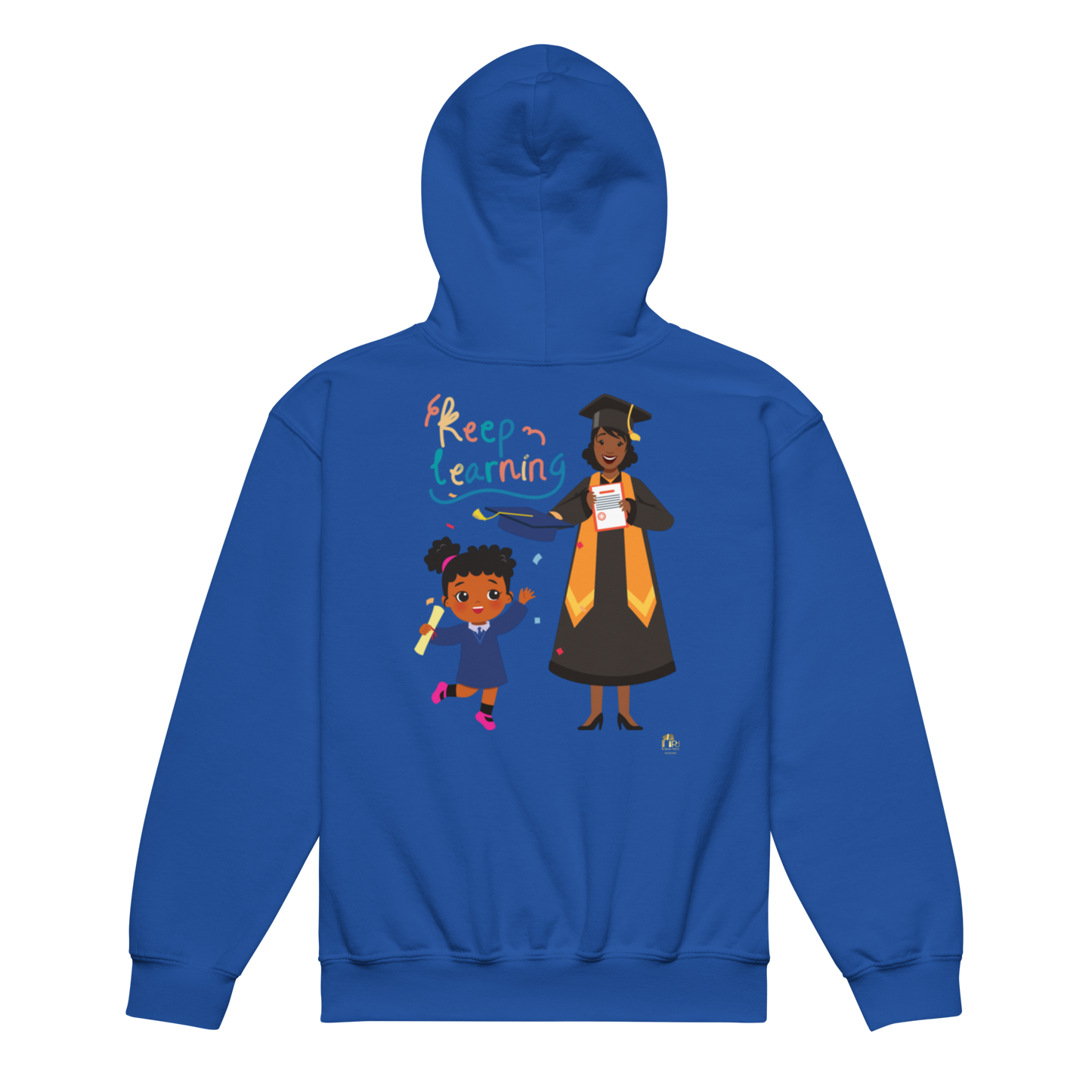 Future HBCU Graduate "Keep Rising" Youth  Hoodie for Girls