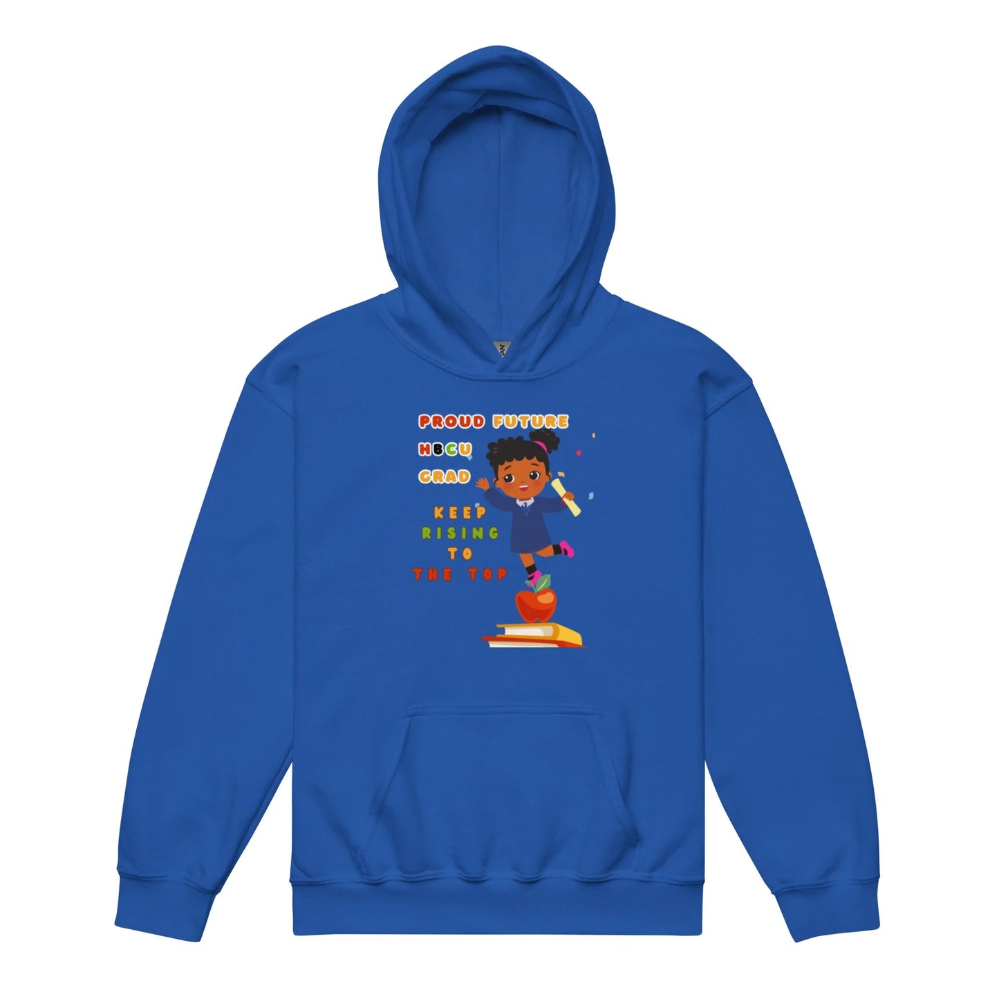 Future HBCU Graduate "Keep Rising" Youth  Hoodie for Girls