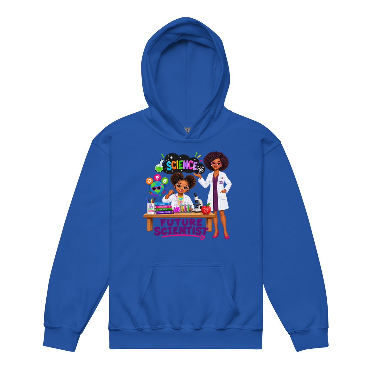 Future Scientist Youth  Hoodie for Girls