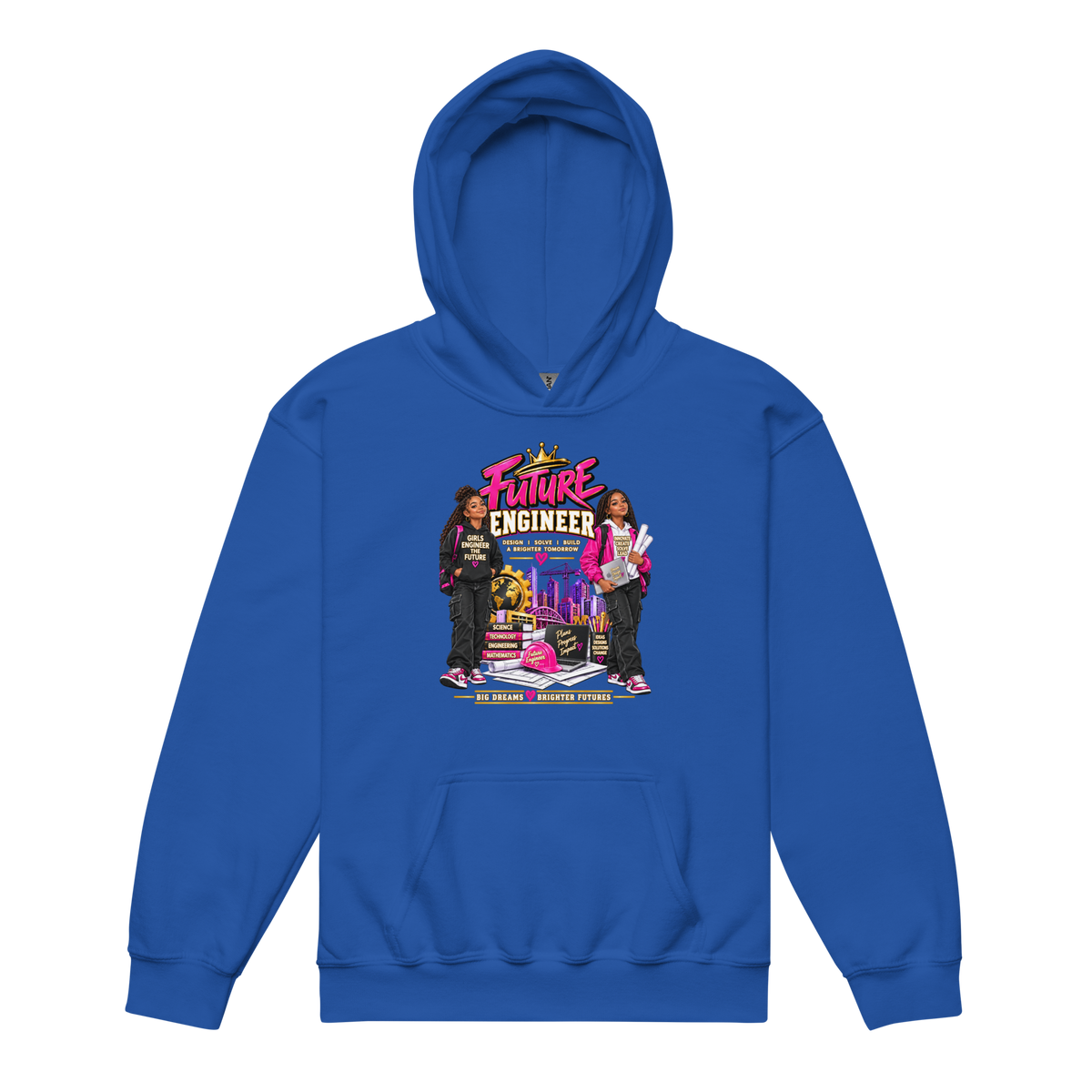 Future Engineer Youth Hoodie for Girls
