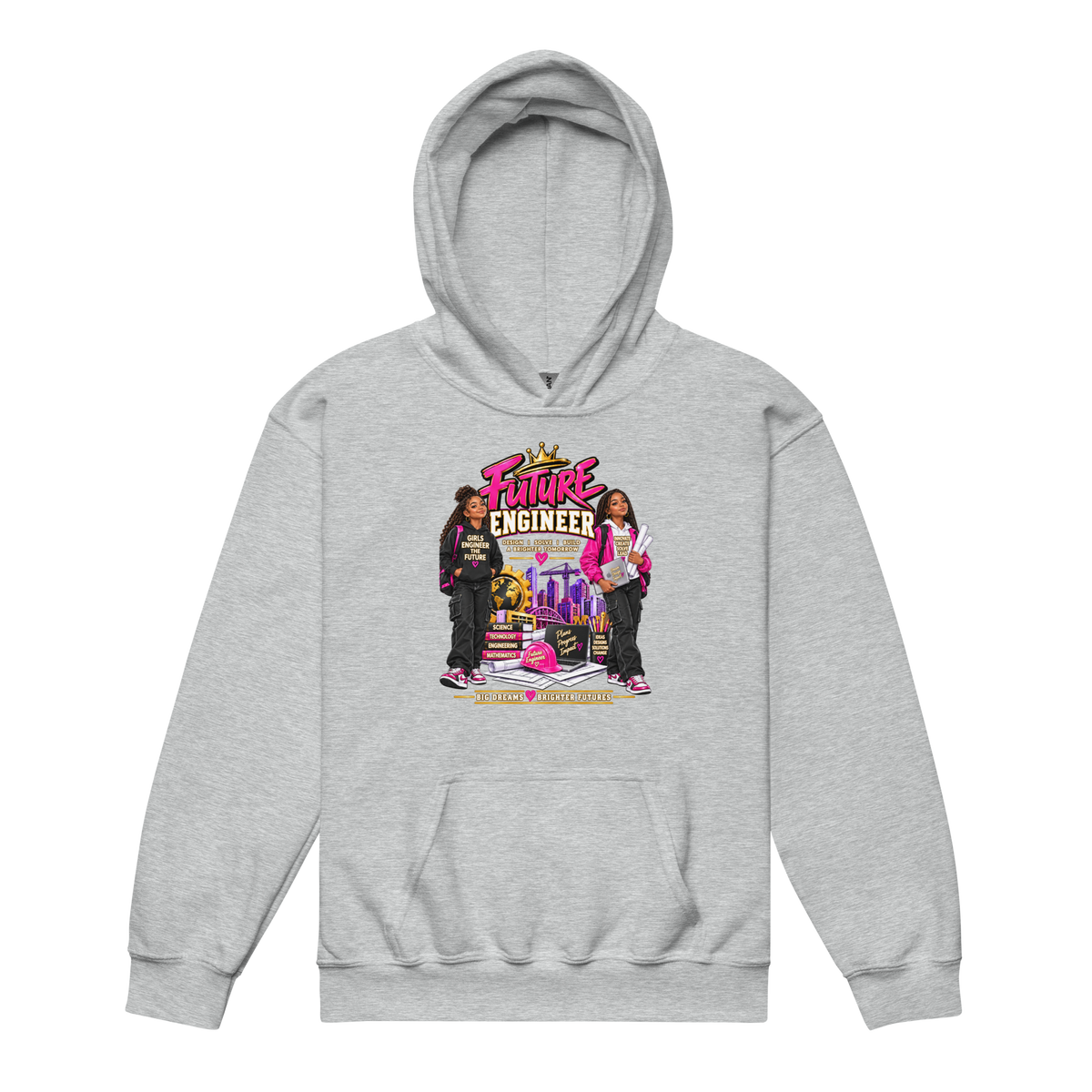 Future Engineer Youth Hoodie for Girls