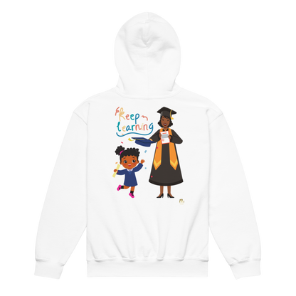Future HBCU Graduate "Keep Rising" Youth  Hoodie for Girls