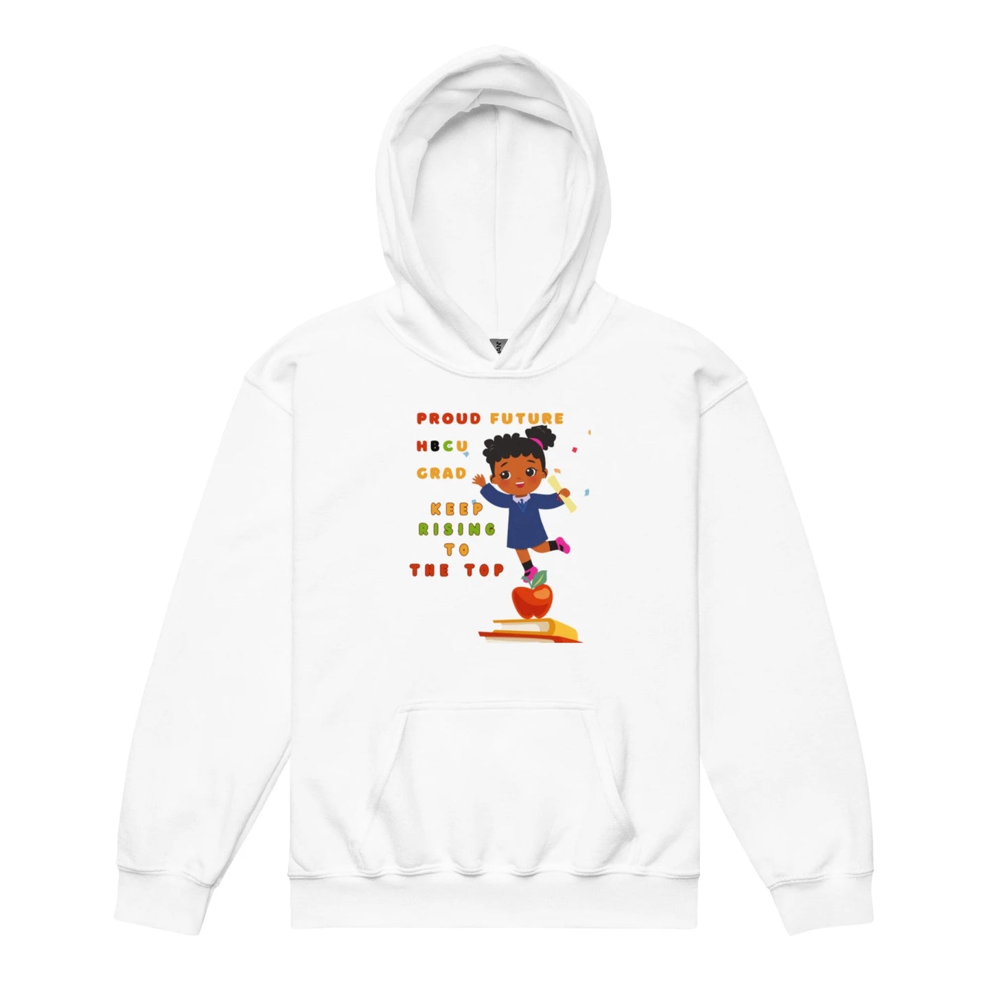 Future HBCU Graduate "Keep Rising" Youth  Hoodie for Girls