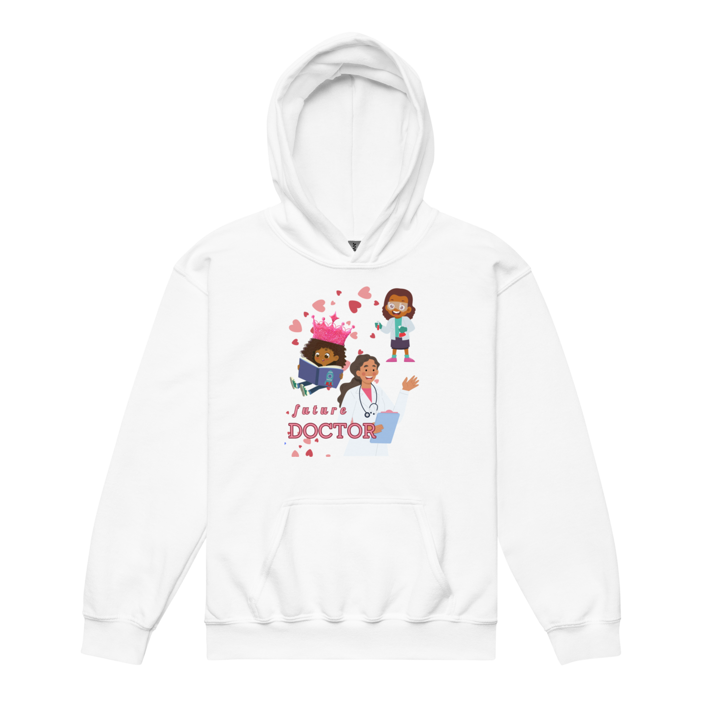 Future Doctor Youth  Hoodie for Girls