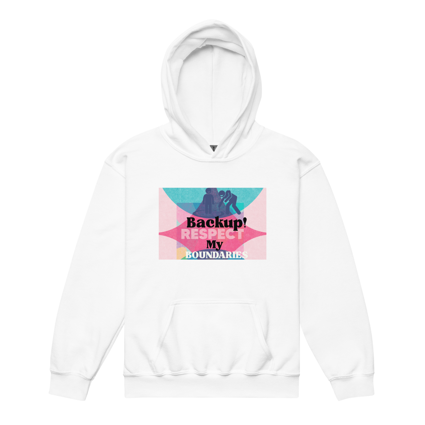Respect My Boundaries – Heavy Blend Youth Unisex Hoodie