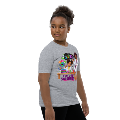 Future Scientist Youth Short Sleeve Tee for Girls